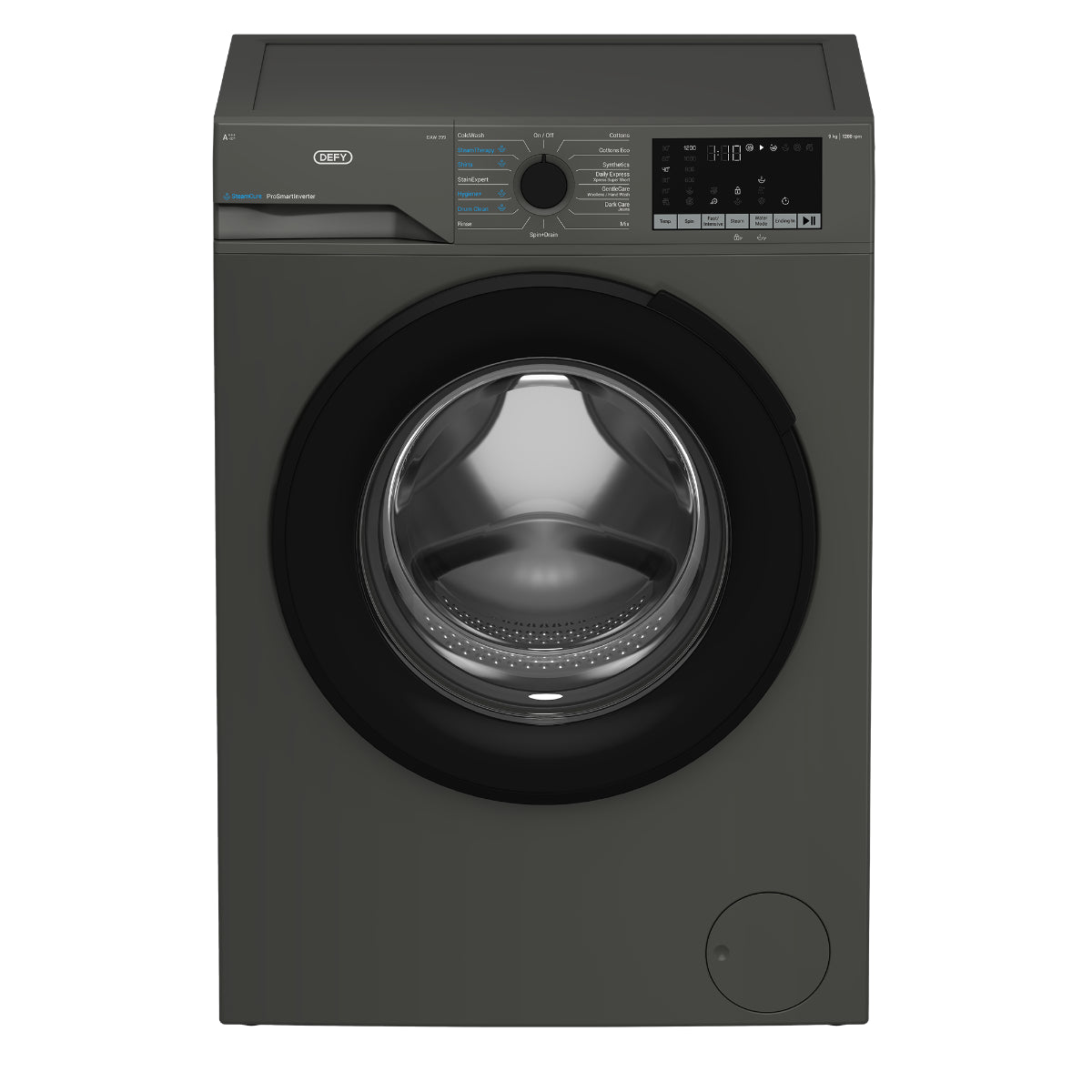 Defy 9kg Manhattan Grey Front Loader Washing Machine