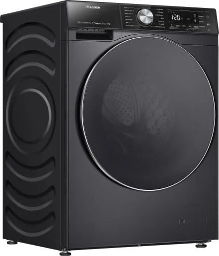 Hisense 12kg Premium Black 5S Series Front Loader Washing Machine