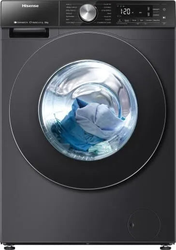 Hisense 12kg Premium Black 5S Series Front Loader Washing Machine