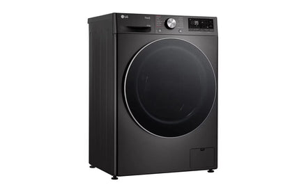 LG 9/5kg Black Finish Front Loader Washer Dryer Combo With AI DD™ A nd Steam+™