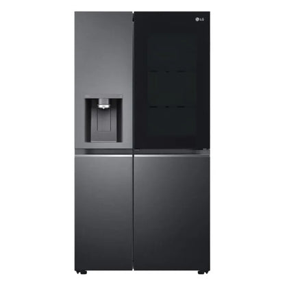 LG 611Lt Matte Black (Graphite) InstaView™ ThinQ™ Side by Side Refrigerator