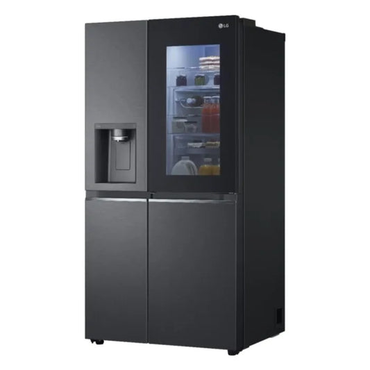 LG 611Lt Matte Black (Graphite) InstaView™ ThinQ™ Side by Side Refrigerator