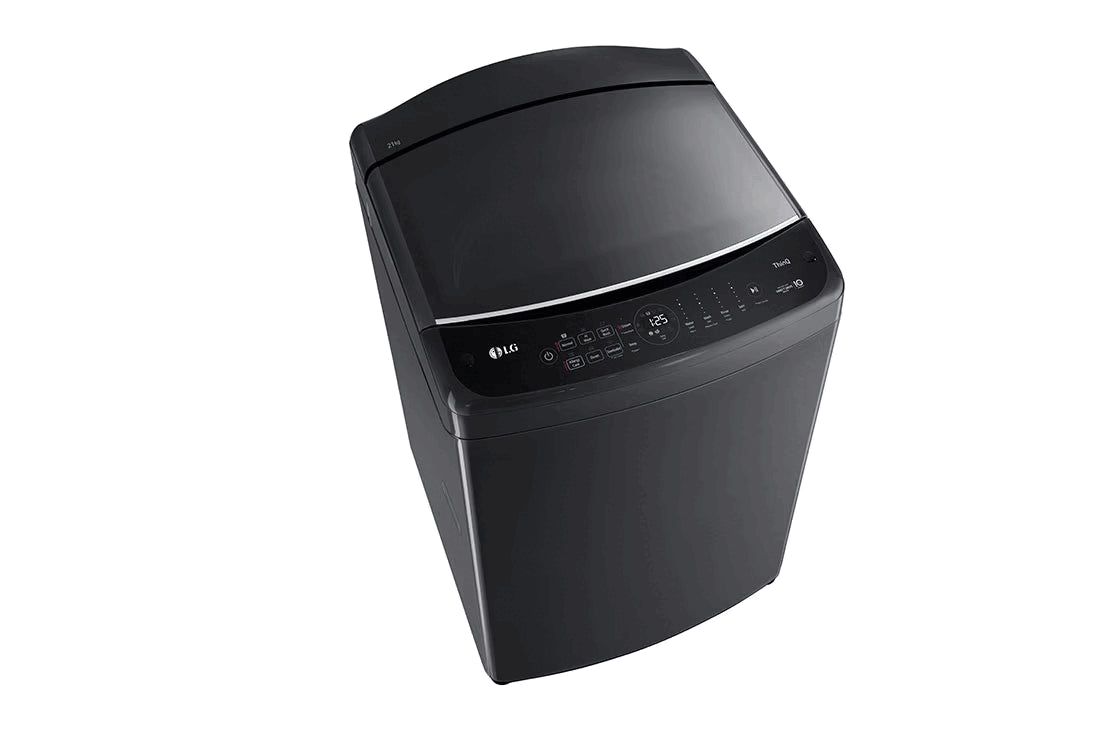 LG 21kg Black Top Load Washing Machine With AI DD Finish