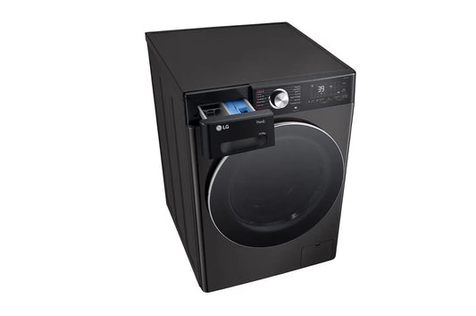 LG 13/8kg Black Finish Front Loader Washer Dryer Combo With AI DD™ & Steam+™